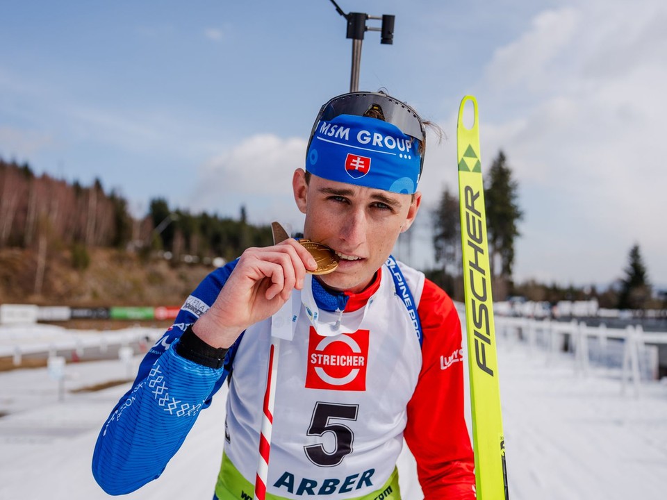 Makrus Sklenárik získala zlatú medailu v šprinte kadetov na MS juniorov 2026