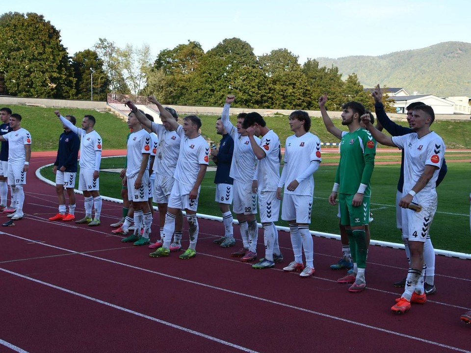Futbalisti Považskej Bystrice.