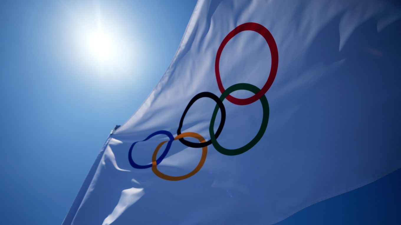 Vlajka Medzinárodného olympijského výboru.