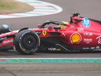 Lewis Hamilton na monoposte Ferrari.