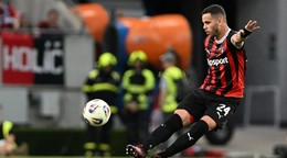 Kristián Koštrna počas zápasu 1. predkola Európskej ligy medzi FC Spartak Trnava a BK Häcken