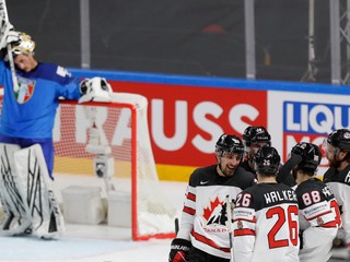 Výsledok a priebeh zápasu Taliansko - Kanada na MS v hokeji 2021.