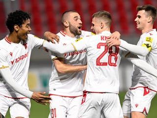 Futbalisti AS Trenčín.