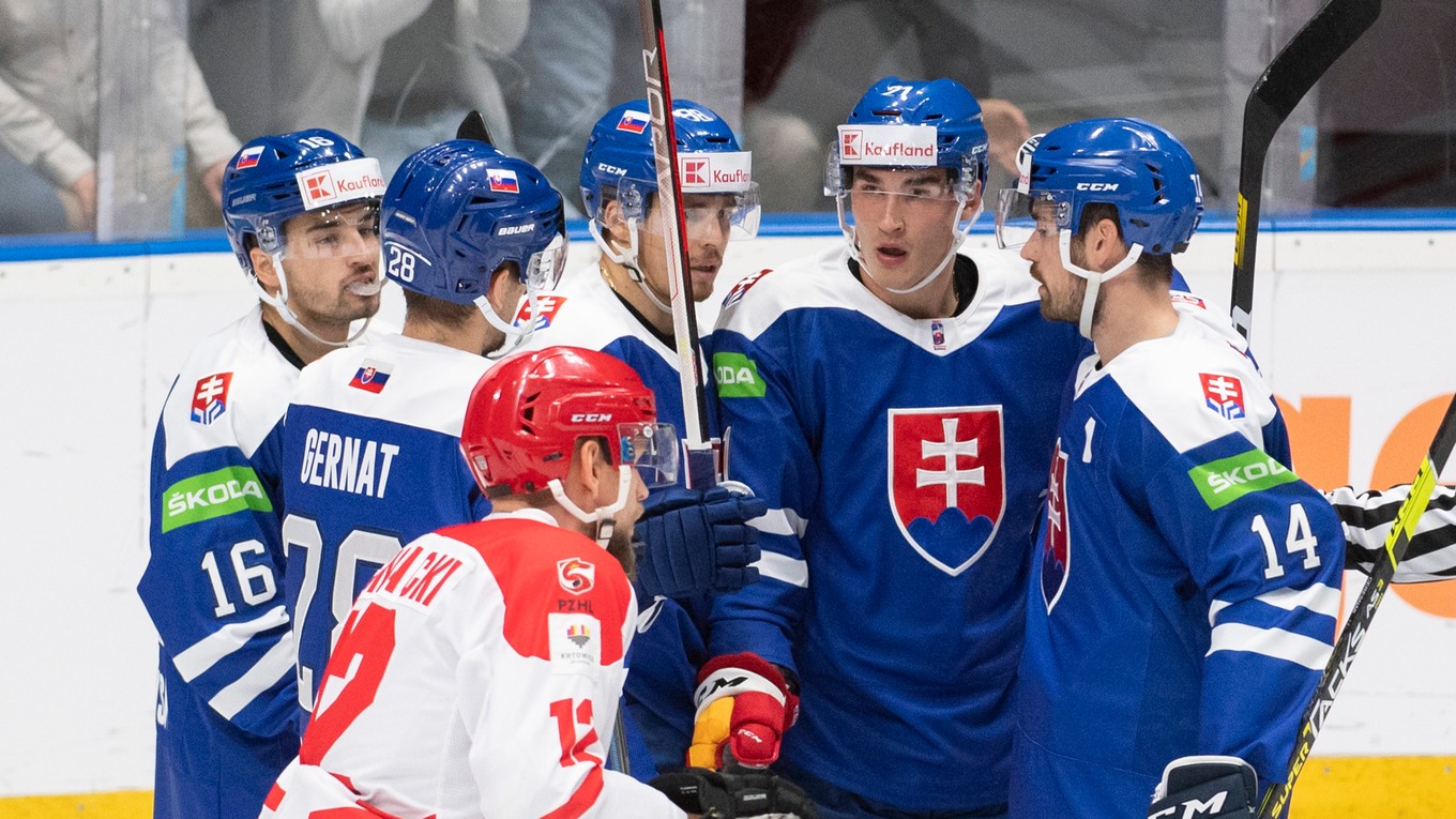 Slovenskí hokejisti v kvalifikácii na ZOH 2022.