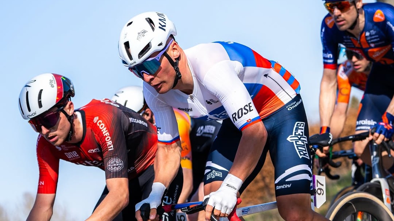 Slovenský cyklista Lukáš Kubiš.