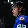 Martin Mišiak v drese Rockfordu IceHogs. 