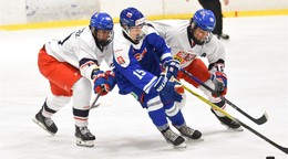 Momentka zo zápasu Slovensko U16 - Česko U16