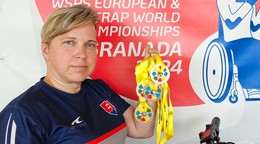 Parastrelkyňa Veronika Vadovičová s medailovou zbierkou na ME 2024
