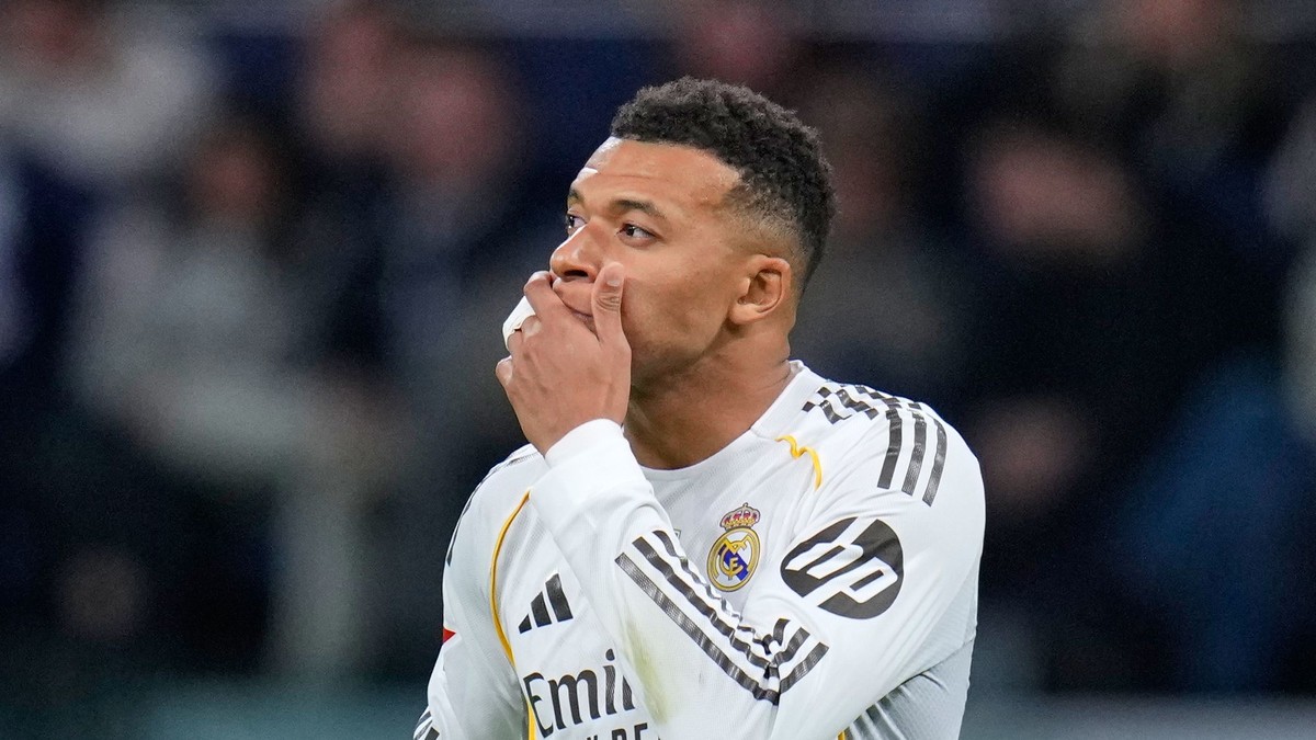 Futbalista Realu Madrid Kylian Mbappé.