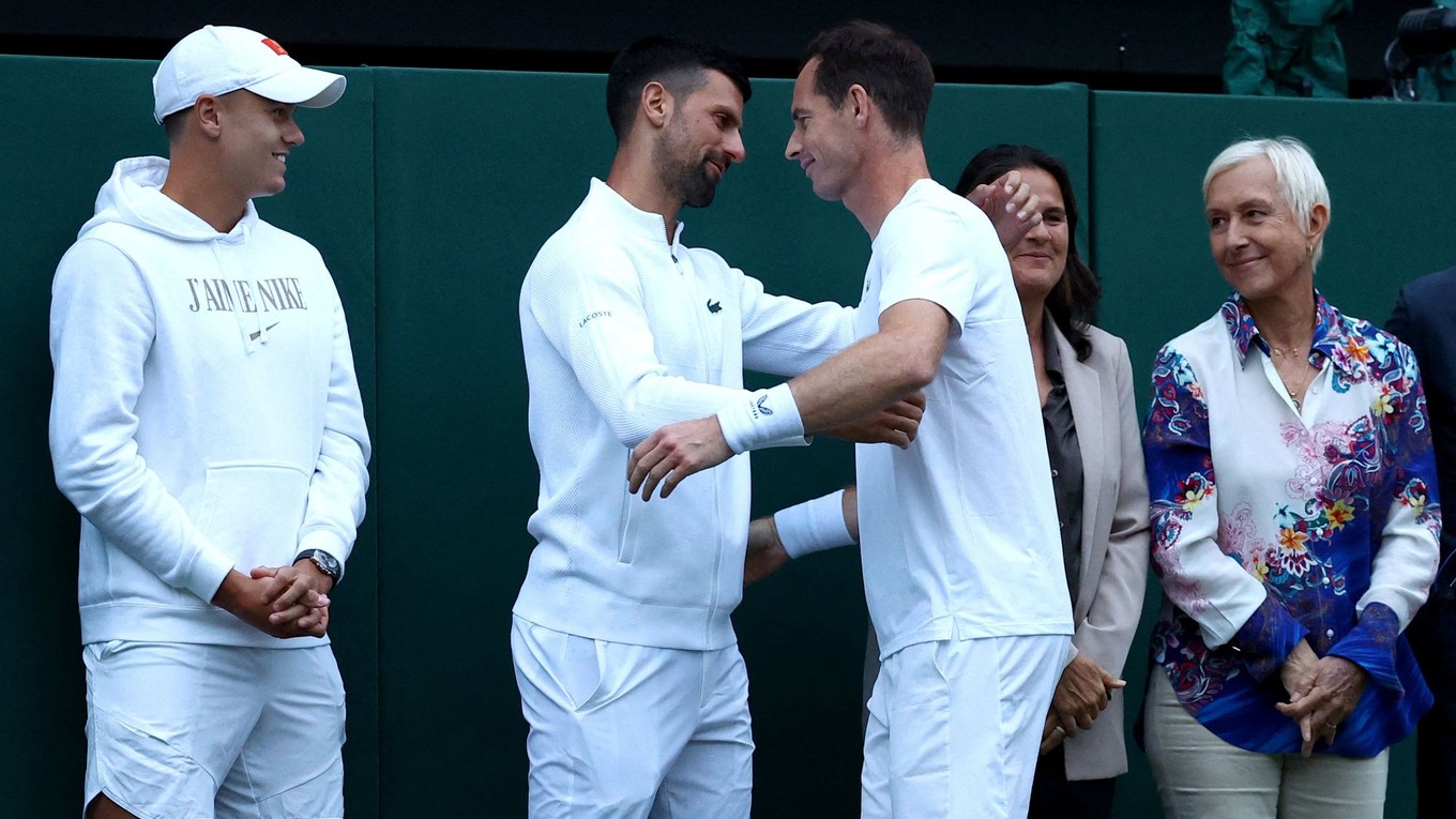 Novak Djokovič a Andy Murray. 