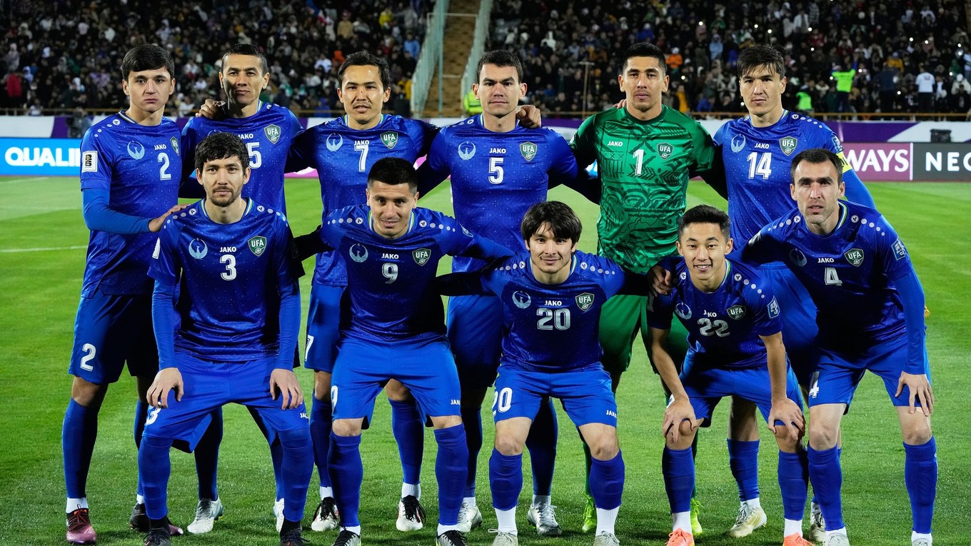 Futbalisti Uzbekistanu.