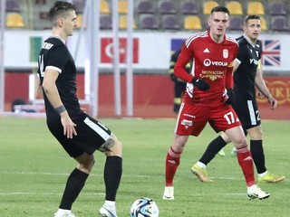 Róbert Polievka v zápase proti AS Trenčín.