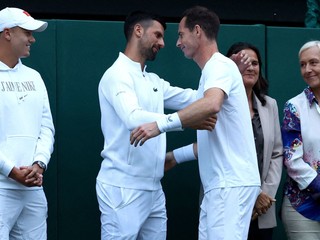 Novak Djokovič a Andy Murray. 