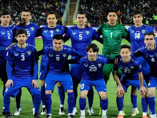 Futbalisti Uzbekistanu.