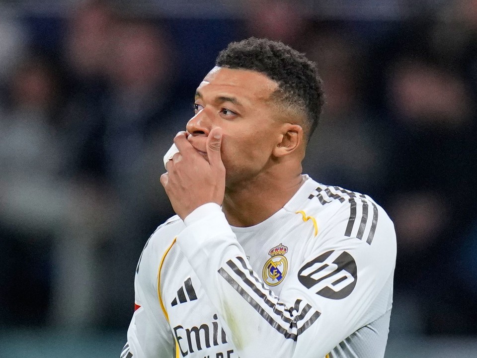 Futbalista Realu Madrid Kylian Mbappé.