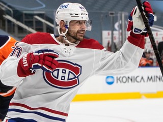 Tomáš Tatar v drese Montreal Canadiens.