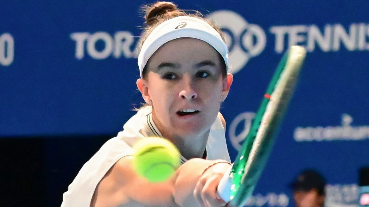 Mia Pohánková na turnaji v Tokiu.