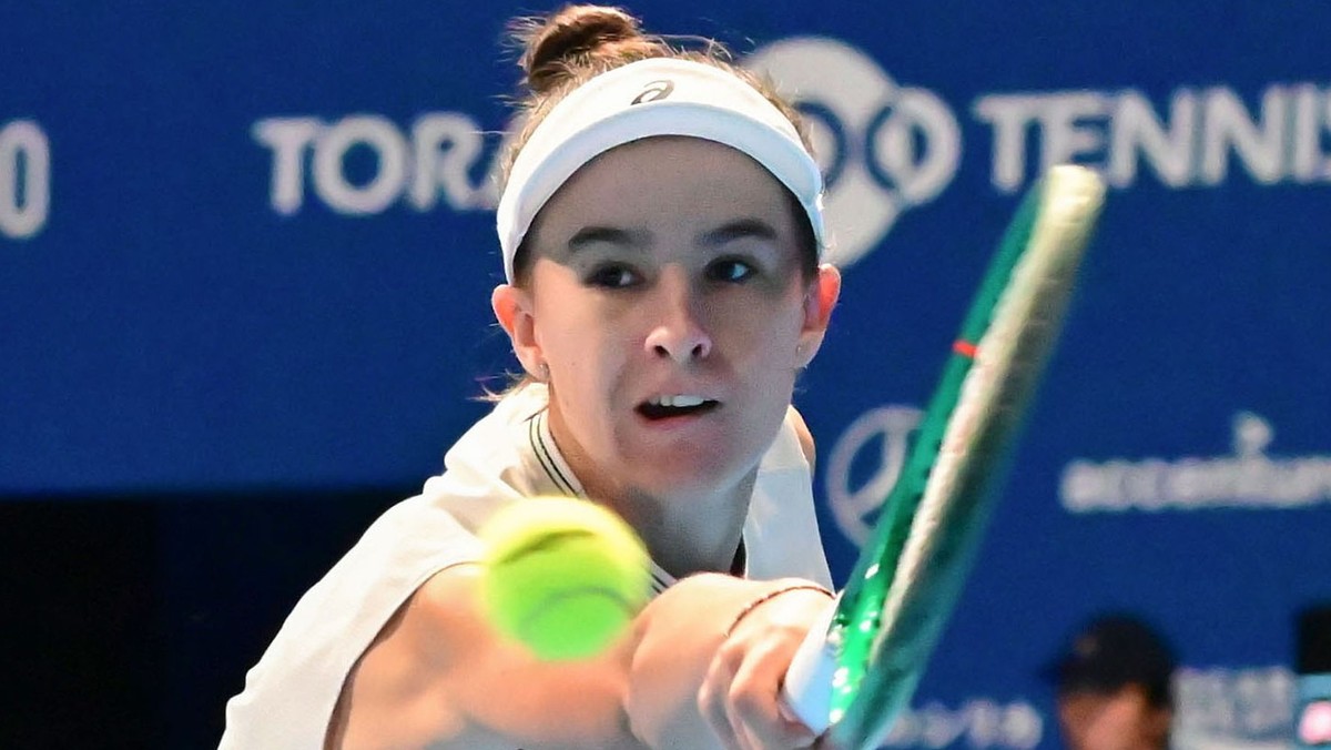 Mia Pohánková na turnaji v Tokiu.