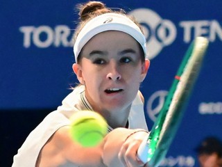 Mia Pohánková na turnaji v Tokiu.