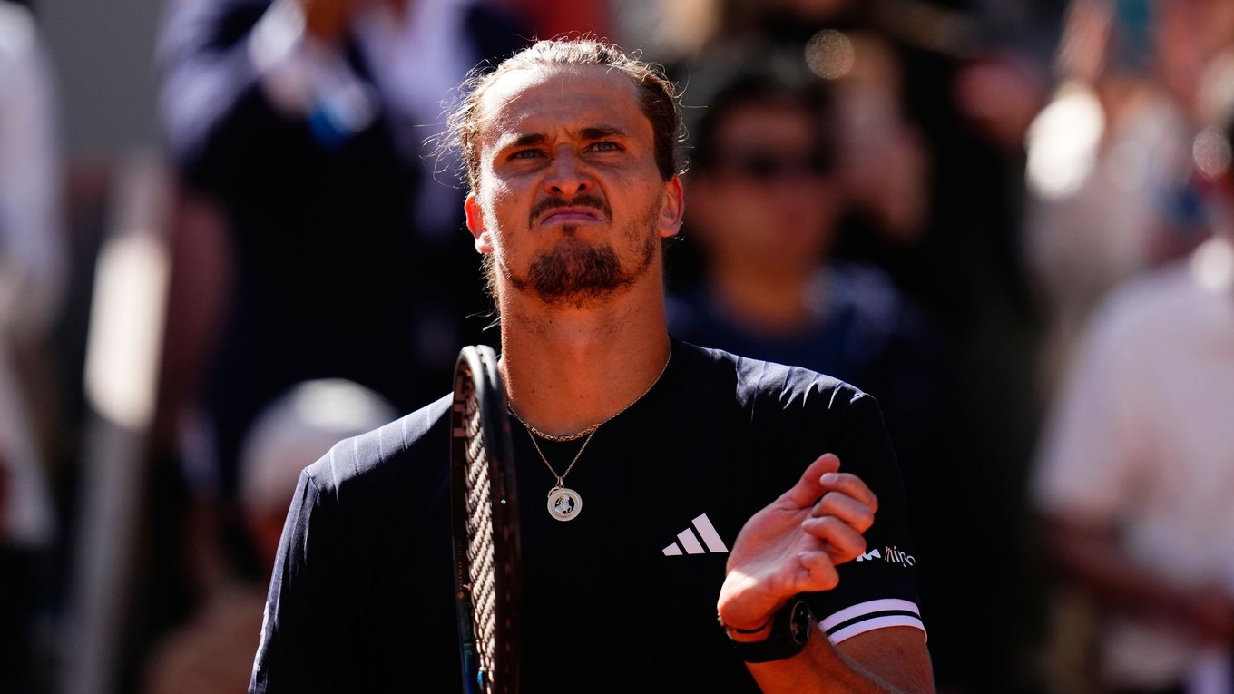 Nemecký tenista Alexander Zverev po postupe do finále na Roland Garros 2026.
