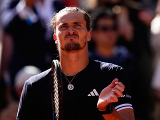 Nemecký tenista Alexander Zverev po postupe do finále na Roland Garros 2026.
