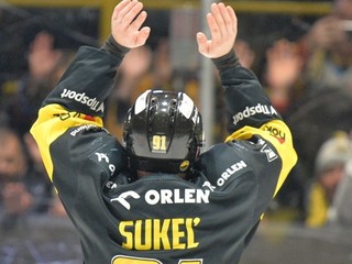 Matúš Sukeľ v drese Litvínova.