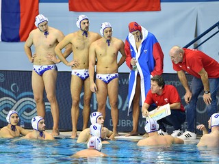 Slovenskí reprezentanti vo vodnom póle.