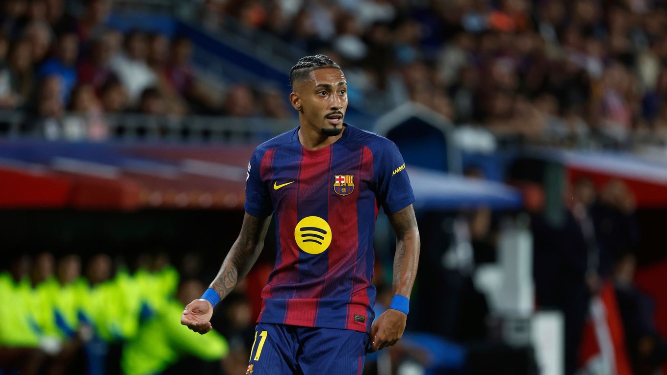 Raphinha v drese FC Barcelona.