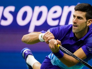Srbský tenista Novak Djokovič počas US Open.