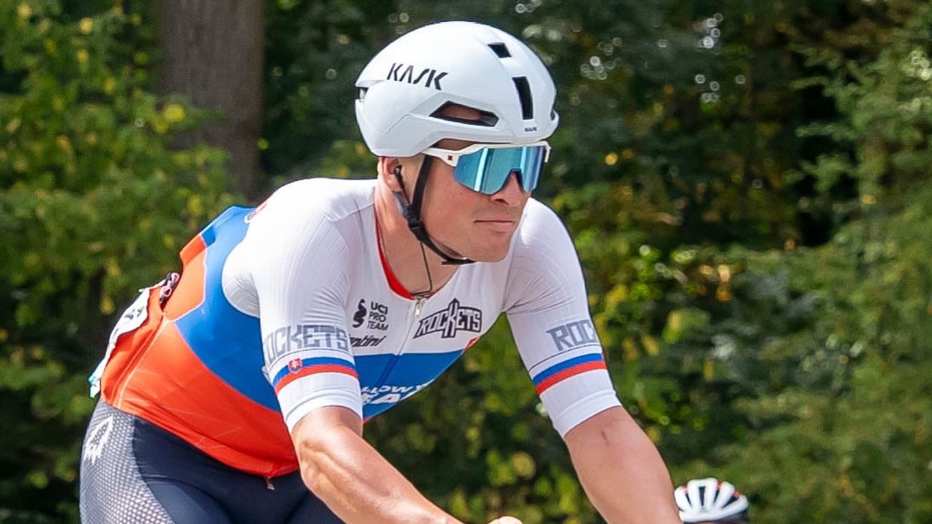 Slovenský cyklista Lukáš Kubiš.