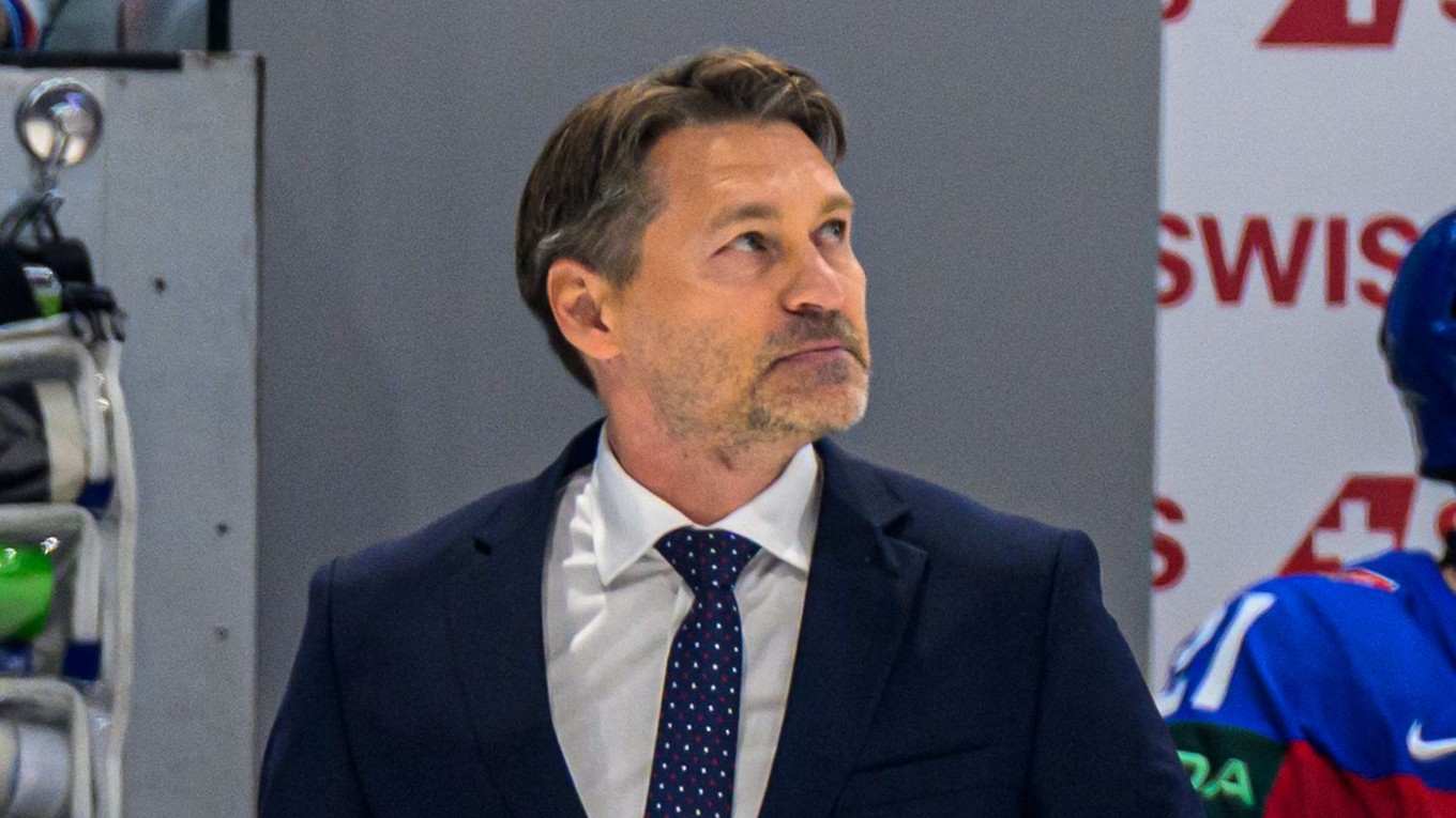 Tréner slovenskej reprezentácie Vladimír Országh.