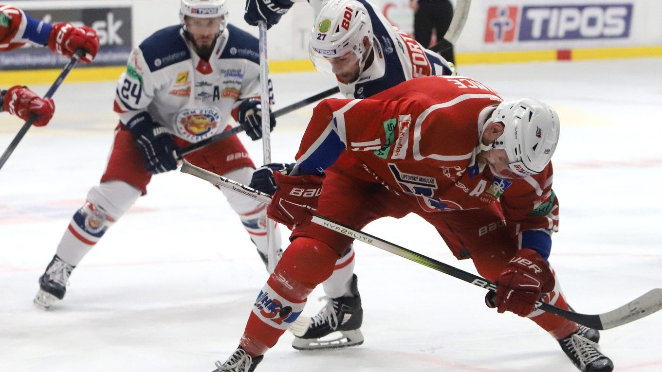 Peter Zuzin, Alexandre Fortin (Zvolen) a Marland Quince (Liptovský Mikuláš).