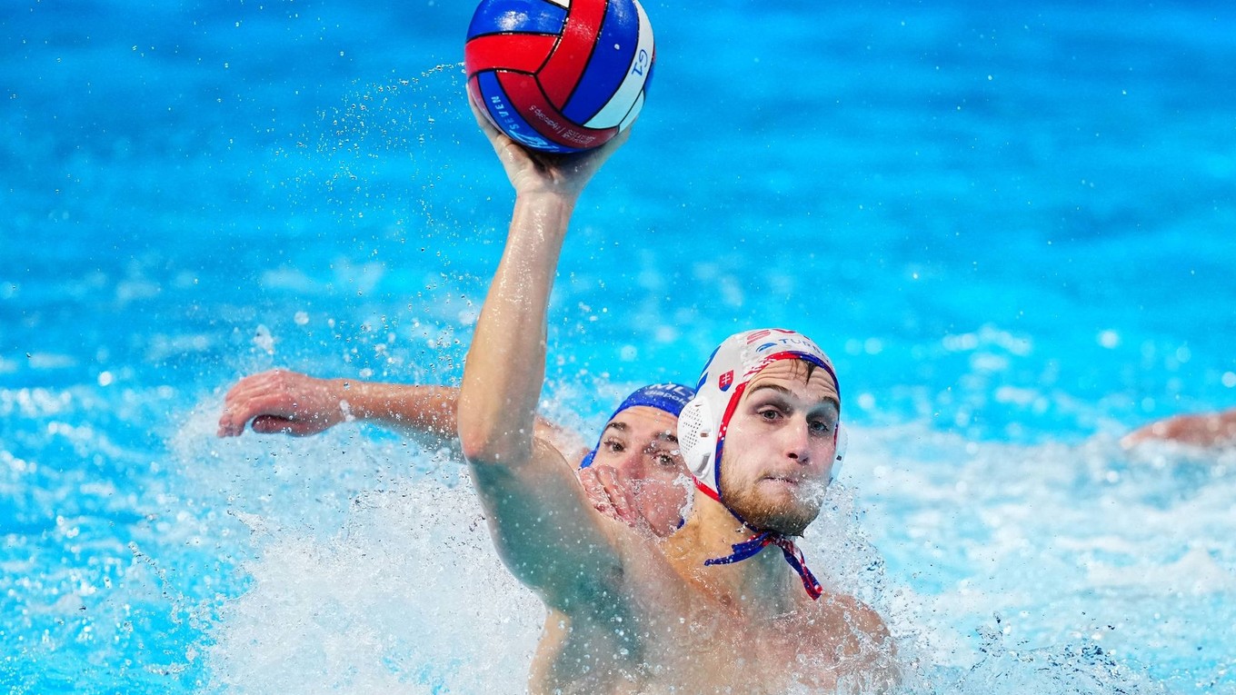 Momentka zo zápasu Slovenska na ME.