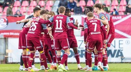 Futbalisti FK Železiarne Podbrezová.