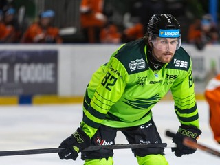 Brett Ritchie v drese mužstva Vlci Žilina.
