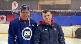 Andrej Kuzmenko a jeho otec Alexander.