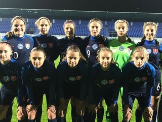 Slovenské futbalistky do 17 rokov.