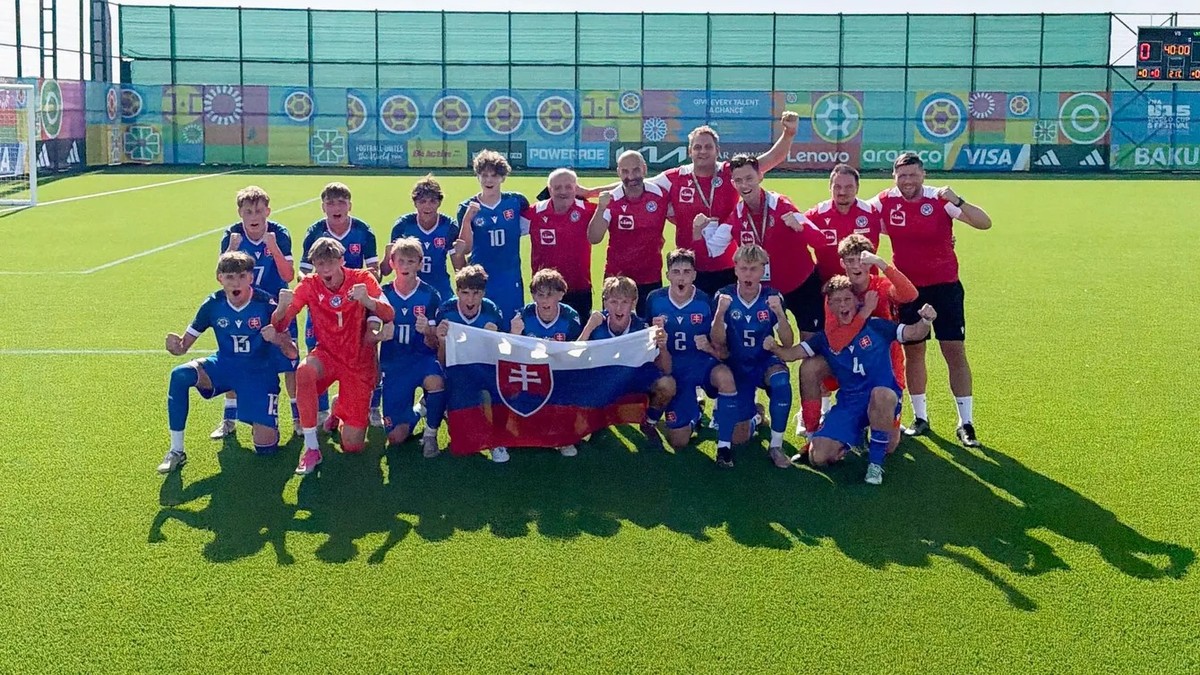 Slovenská futbalová reprezentácia do 16 rokov na turnaji FIFA U15 Svetový pohár/festival pred zápasom Samoa 16 - SR 16.