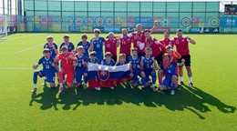 Slovenská futbalová reprezentácia do 16 rokov na turnaji FIFA U15 Svetový pohár/festival pred zápasom Samoa 16 - SR 16.