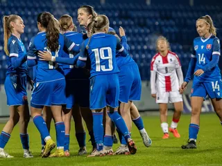 Slovenské futbalistky do 17 rokov.