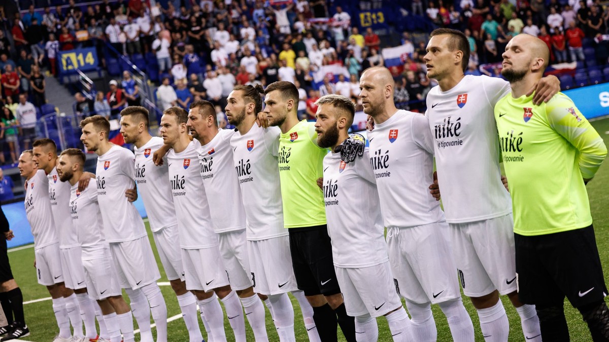 Slovenskí reprezentanti v malom futbale.