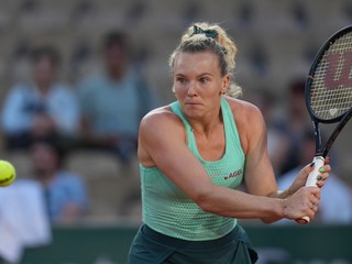 Kateřina Siniaková počas Roland Garros 2026.