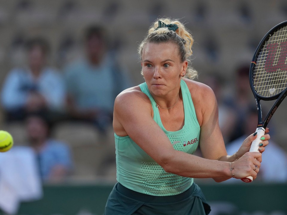 Kateřina Siniaková počas Roland Garros 2026.