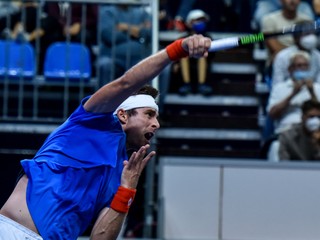 Norbert Gombos vs. Cristian Garín: ONLINE prenos z turnaja Davis Cup 2021.