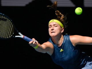 Karolína Muchová na Australian Open 2021.