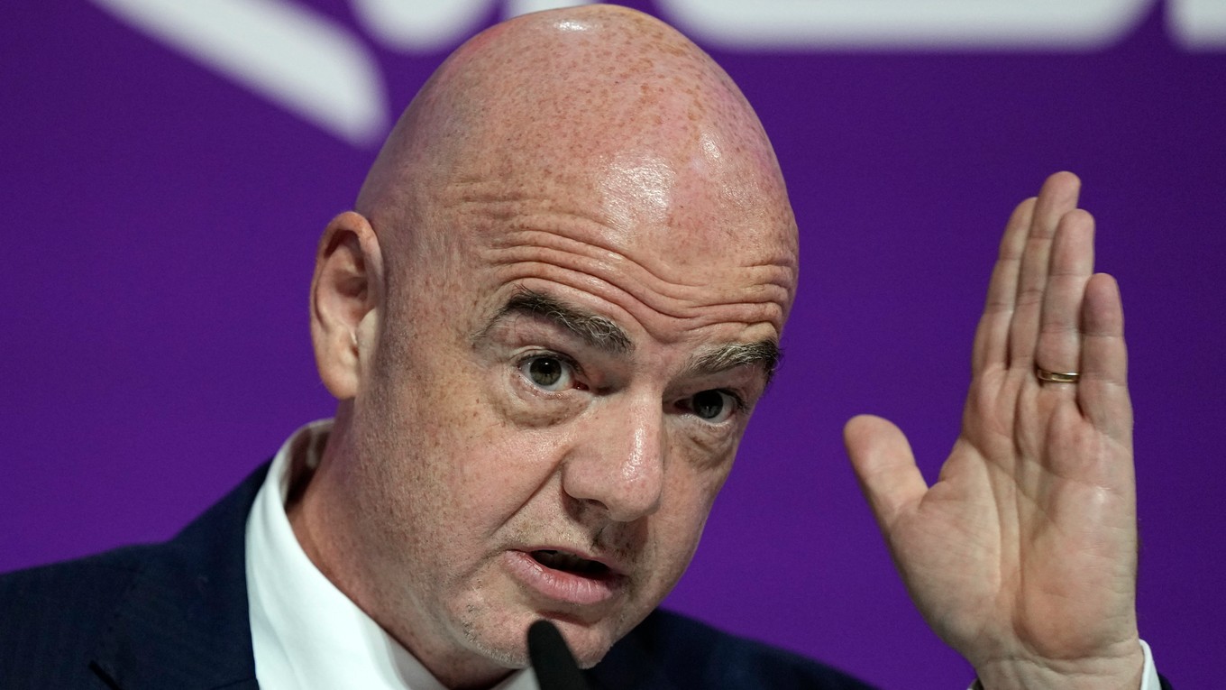 Prezident Medzinárodnej futbalovej federácie (FIFA) Gianni Infantino.