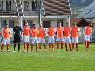 Futbalisti OŠK Trenčianske Stankovce.