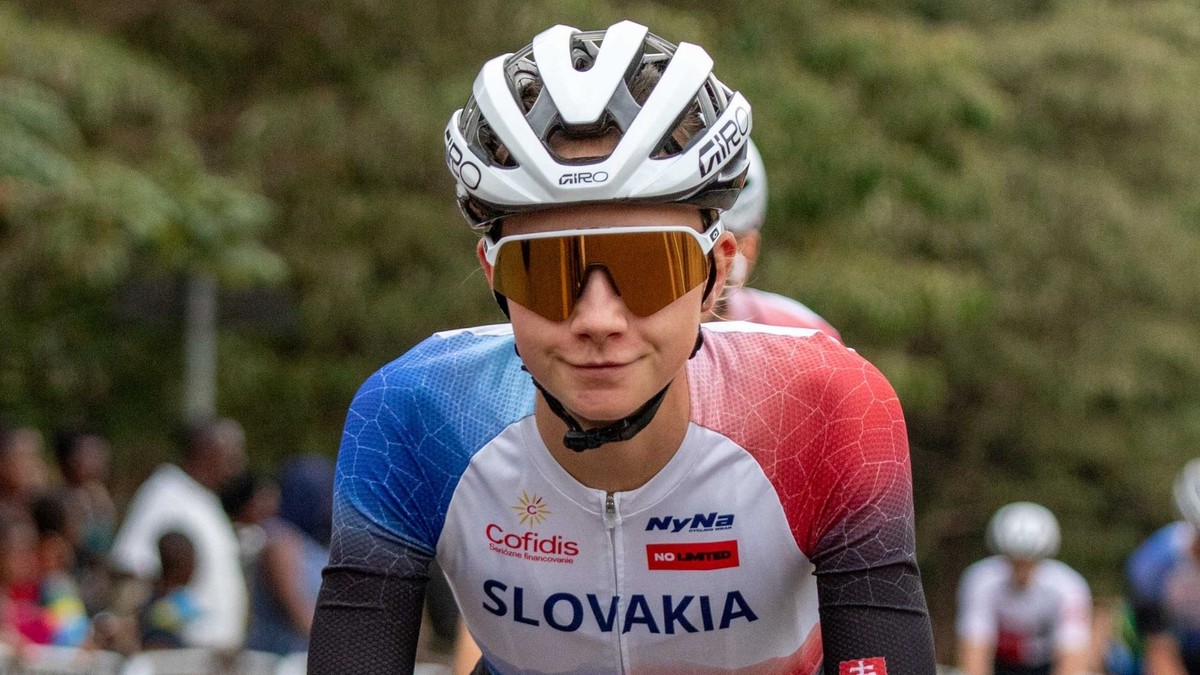 Slovenská cyklistka Viktória Chladoňová. 