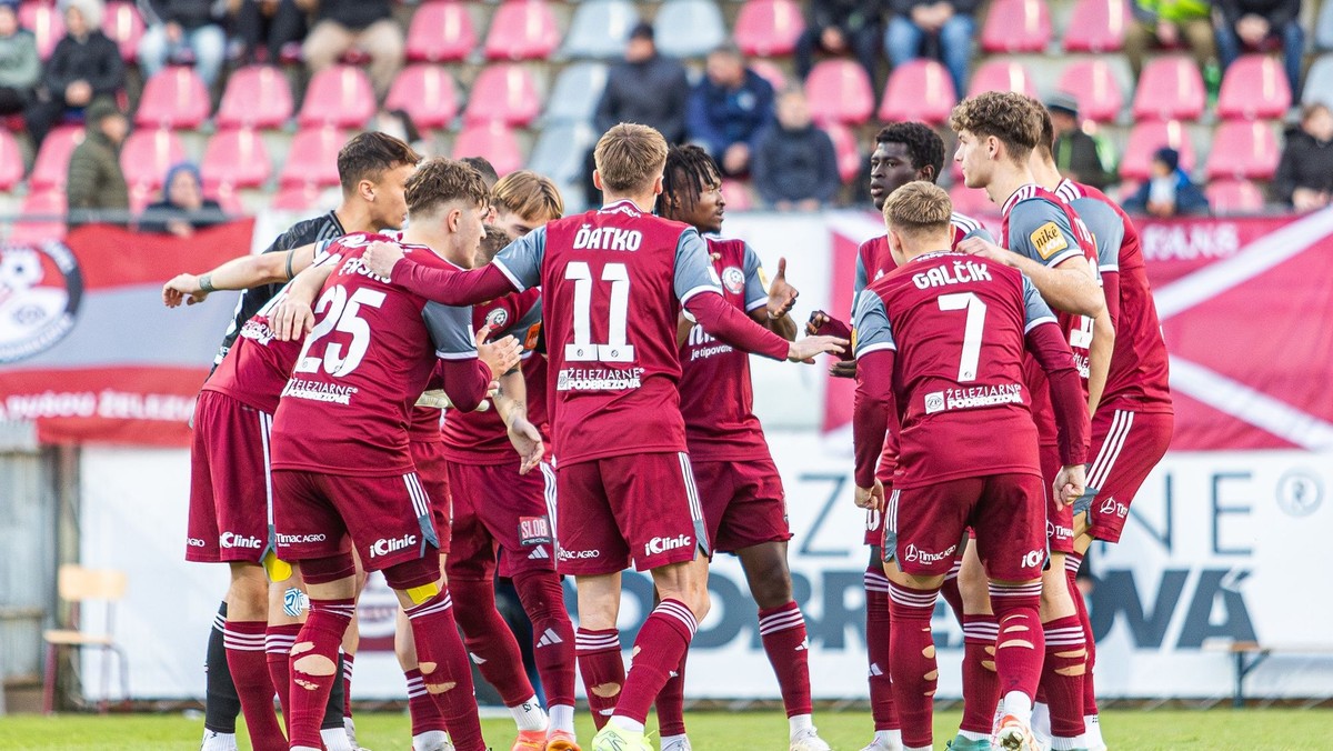 Futbalisti FK Železiarne Podbrezová.
