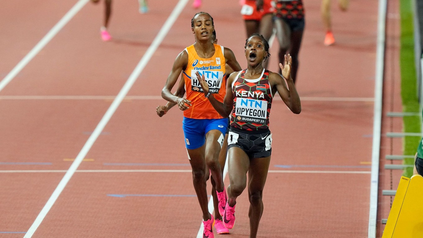 Faith Kipyegonová získala zlato v behu na 5000 m na MS v altetike 2023.